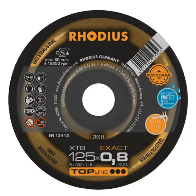 Trennscheibe 125 x 0.8 mm (extradünn)